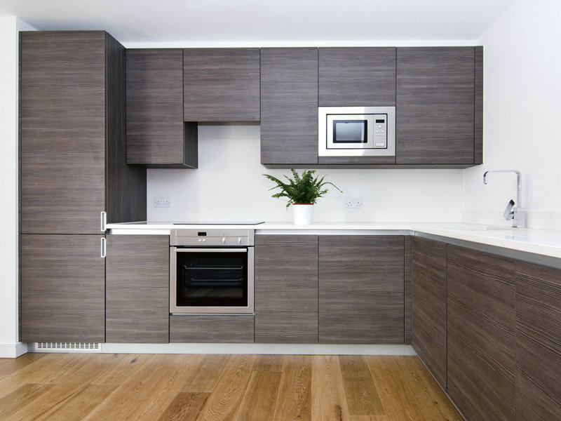 Natural Solid Wood Kitchen Cabinets